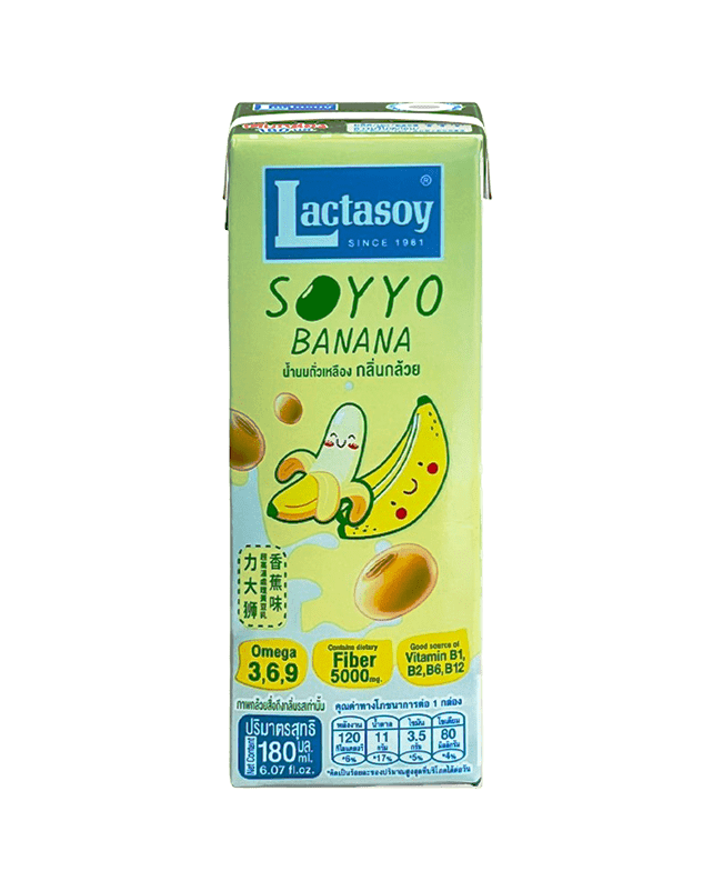 Lactasoy Soyyo Banana Soymilk 180ML