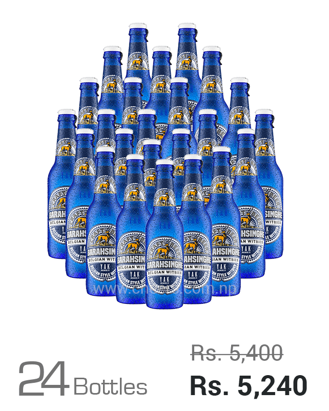Barahsinghe Craft Belgian Witbier 330ML x 24 Bottles Barahsinghe Craft Belgian Witbier 330ML x 24 Bottles