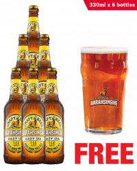 Barahsinghe Hazy IPA 330ML x 6 Bottles + 1 Glass Free