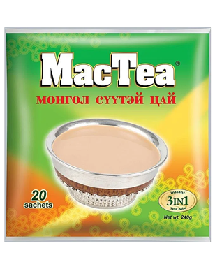 MacTea Mongolian Salt Tea Instant 3-In-1 240G (12G x 20's)