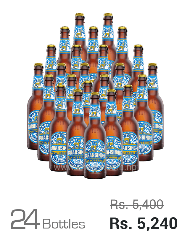 Barahsinghe Craft Yaktoberfest Marzen Style 330ML x 24 Bottles Barahsinghe Craft Yaktoberfest Marzen Style 330ML x 24 Bottles