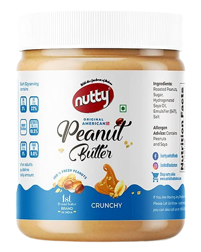 Nutty Peanut Butter Crunchy 510G Nutty Peanut Butter Crunchy 510G