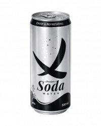 X Premium Soda Water 330ML