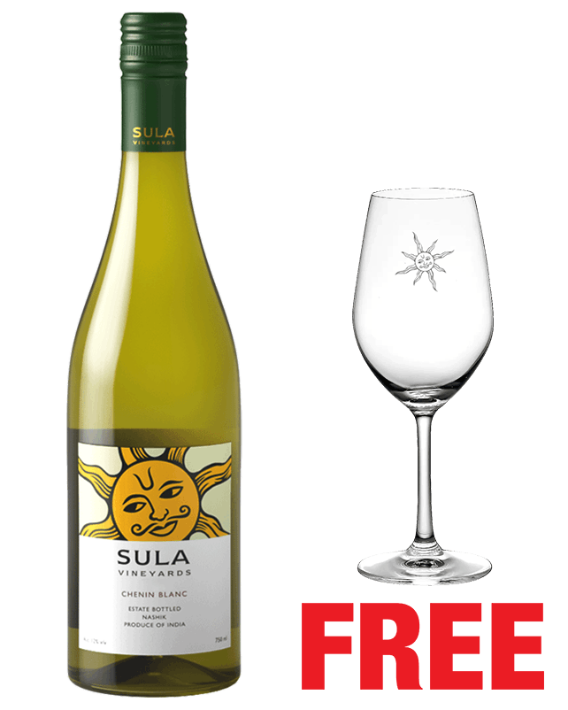 Sula Chenin Blanc 750ML + 1 Wine Glass Free