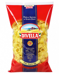 Divella Pasta 56-Pipe Rigate 500G