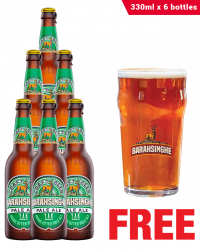 Barahsinghe Pale Ale 330ML x 6 Bottles + 1 Glass Free