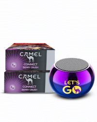 Camel Berry Crush 5 Packs with 1 Bluetooth Speaker
