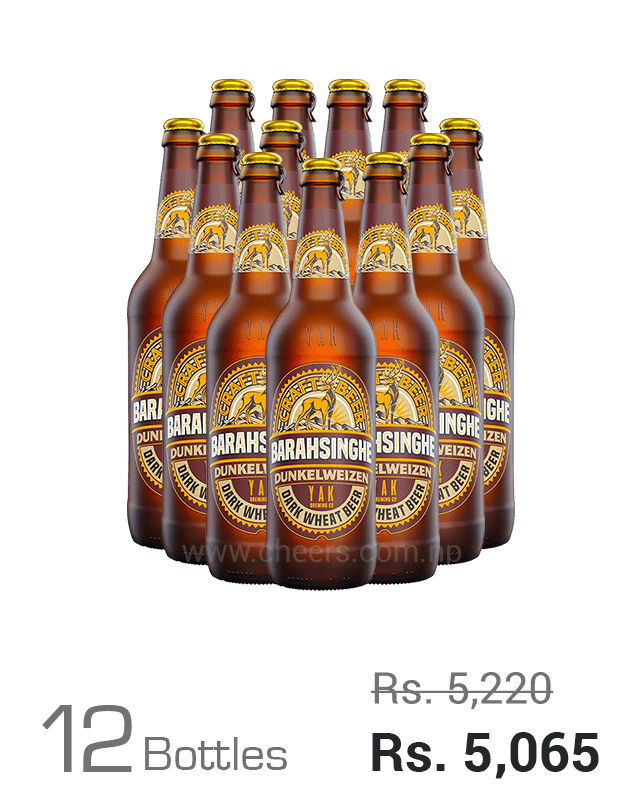 Barahsinghe Craft Dunkelweizen Dark Wheat 650ML x 12 Bottles Barahsinghe Craft Dunkelweizen Dark Wheat 650ML x 12 Bottles