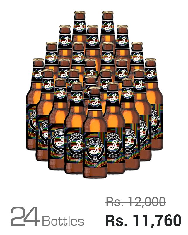 Brooklyn Stonewall Inn IPA 330ML x 24 Bottles