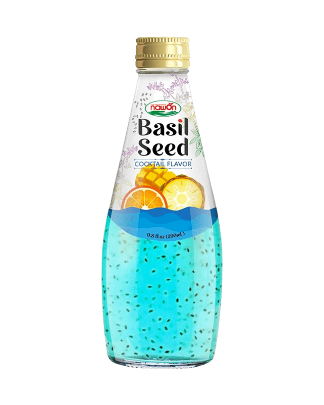 Nawon Basil Seed Cocktail Beverage 290ML
