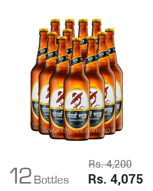 Gorkha Strong 650ML x 12 Bottles Gorkha Strong 650ML x 12 Bottles