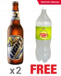 Arna Light 650ML x 2 Bottles + 1 Life Nimboo Pani 2.25L Free