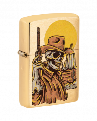 Zippo Cowboy Skull Design Lighter