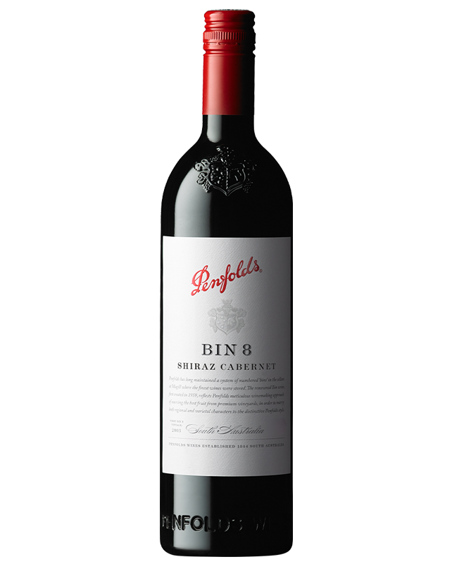Penfolds Bin 8 Cabernet Shiraz 750ML Penfolds Bin 8 Cabernet Shiraz 750ML