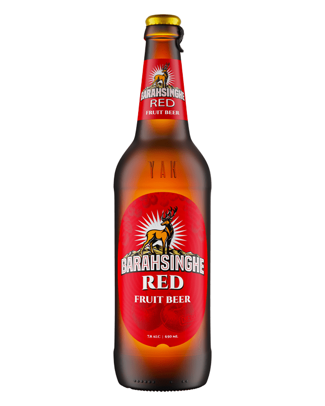 Barahsinghe Red Fruit Beer Cherry Bottle 650ML Barahsinghe Red Fruit Beer Cherry Bottle 650ML