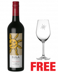 Sula Shiraz Cabernet 750ML + 1 Wine Glass Free