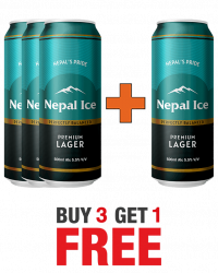 Nepal Ice Premium Lager Can 500ML Buy3 Get1 Free