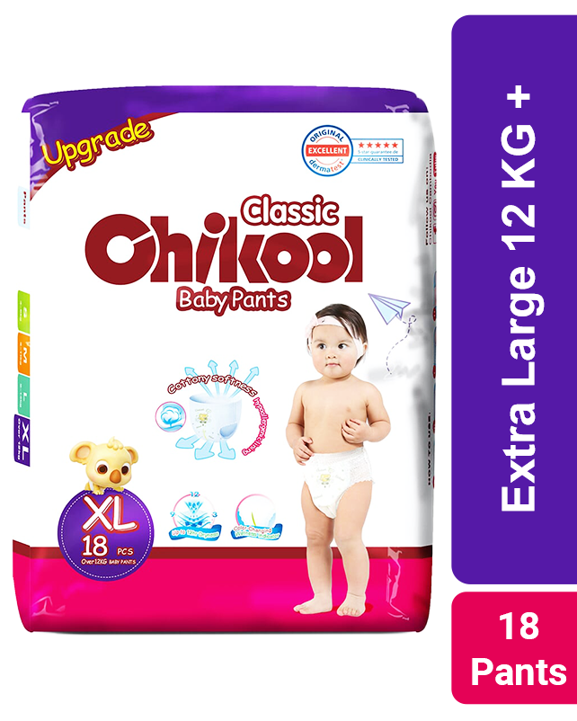 Chikool Classic Baby Pants Diaper XL 18's Chikool Classic Baby Pants Diaper XL 18's