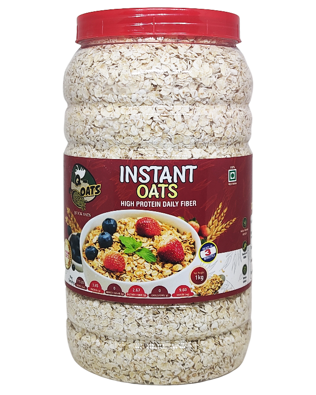 Quick Instant Oats 1KG Jar Quick Instant Oats 1KG Jar