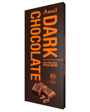Amul 55% Cocoa Dark Chocolate 150G Amul 55% Cocoa Dark Chocolate 150G