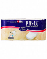 Paseo Elegant Toilet Paper 3Ply 8 Rolls 300's