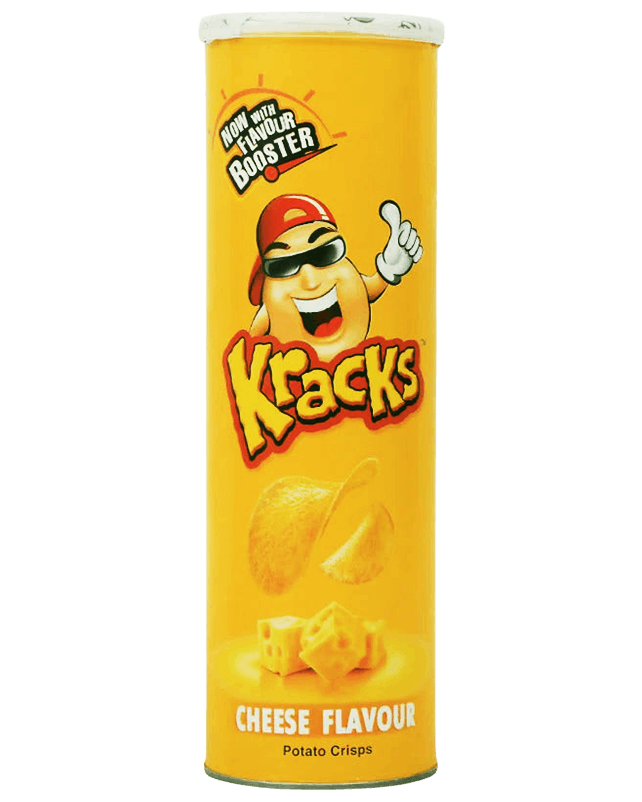 Kracks Potato Crisps Cheese 110G