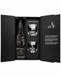Indri Agneya Single Malt Indian Whisky 700ML Gift Pack + 2 Glasses Free