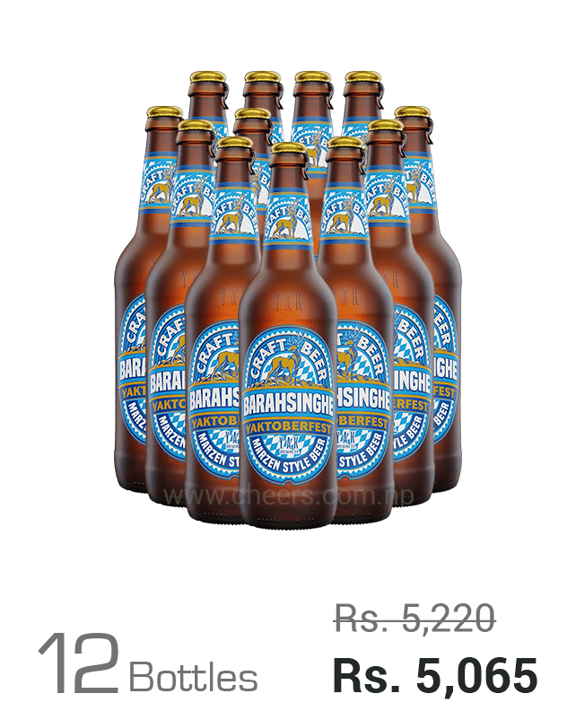 Barahsinghe Craft Yaktoberfest Marzen Style 650ML x 12 Bottles Barahsinghe Craft Yaktoberfest Marzen Style 650ML x 12 Bottles