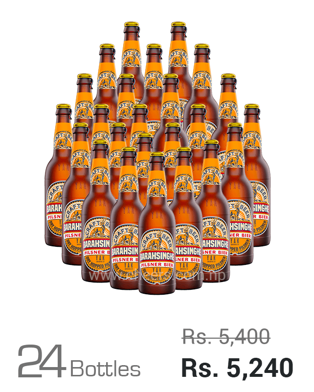 Barahsinghe Craft Pilsner 330ML x 24 Bottles Barahsinghe Craft Pilsner 330ML x 24 Bottles