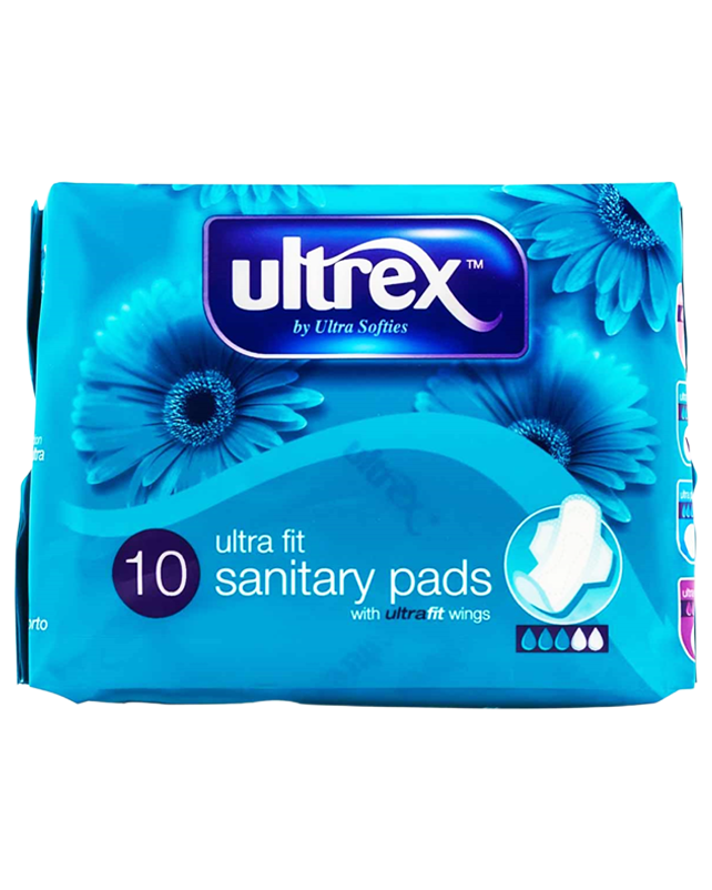 Ultrex Ultra Fit Sanitary Pads 10's Ultrex Ultra Fit Sanitary Pads 10's
