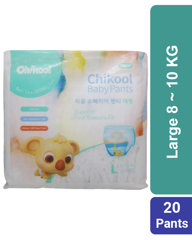 Chikool Superior Baby Pants Diaper Large 20's Chikool Superior Baby Pants Diaper Large 20's