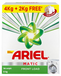 Ariel Matic Front Load Washing Powder 4KG + 2KG