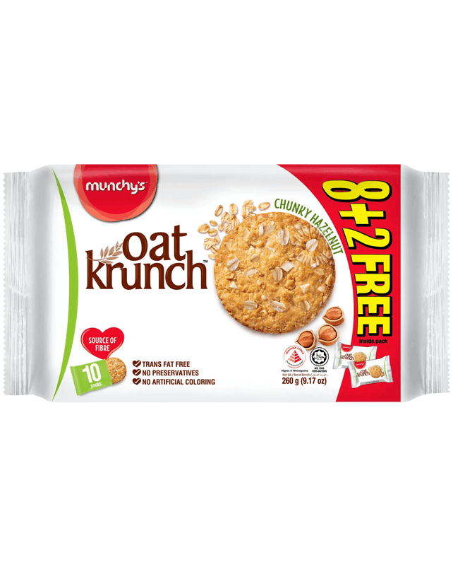 Munchy's Oat Krunch Chunky Hazelnut 260G