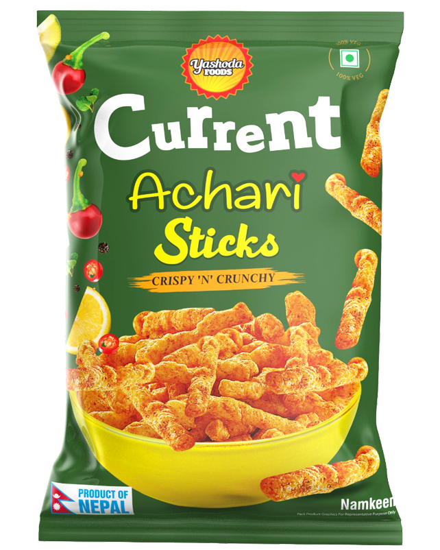 Current Crispy n Crunchy Achari Sticks 80G