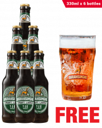 Barahsinghe Craft Lager 330ML x 6 Bottles + 1 Glass Free