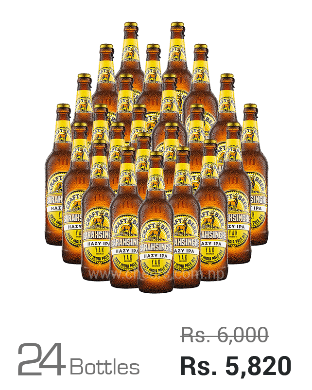 Barahsinghe Craft Hazy IPA 330ML x 24 Bottles Barahsinghe Craft Hazy IPA 330ML x 24 Bottles