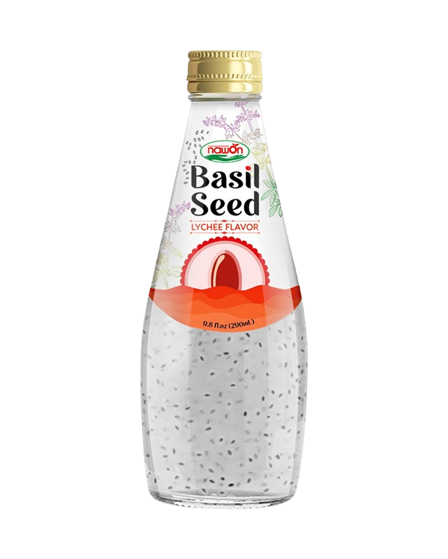Nawon Basil Seed Lychee Beverage 290ML