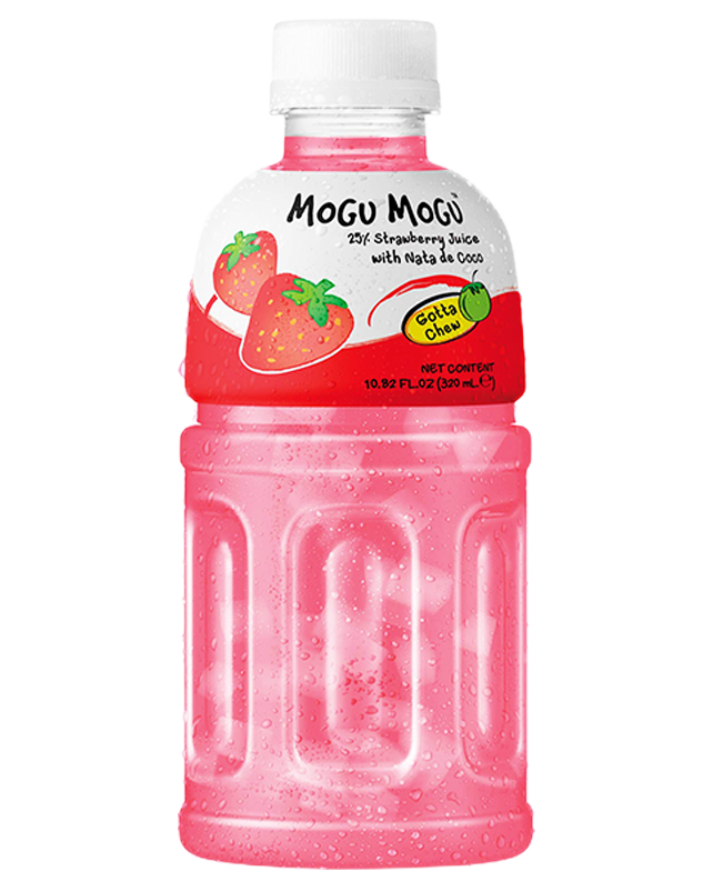 Mogu Mogu Strawberry Flavored Drink 320ML