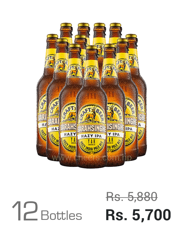 Barahsinghe Craft Hazy IPA 650ML x 12 Bottles Barahsinghe Craft Hazy IPA 650ML x 12 Bottles