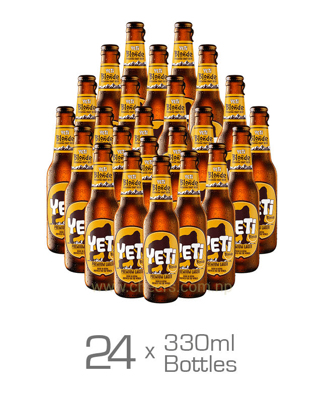 Yeti Blonde Premium Craft Lager 330ML x 24 Bottles