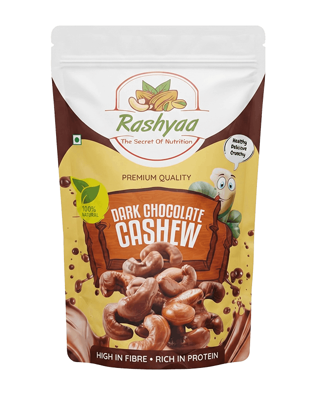 Rashyaa Dark Chocolate Cashew 80G