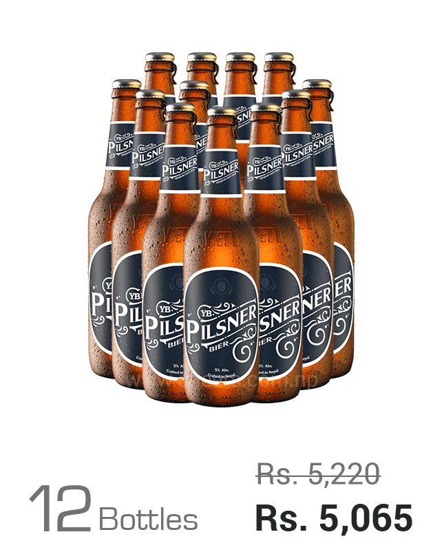 YB Pilsner Premium Craft 650ML x 12 Bottles