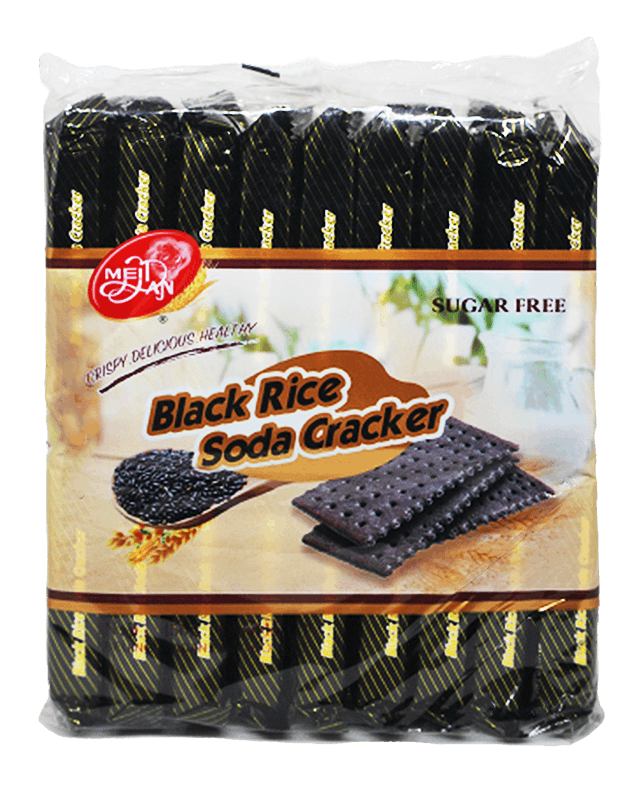 Meidan Black Rice Sugar Free Soda Crackers 450G (25G x 18's)