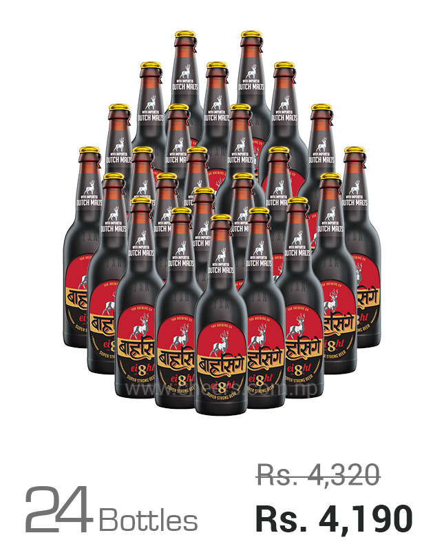 Barahsinghe Eight Super Strong 330ML x 24 Bottles Barahsinghe Eight Super Strong 330ML x 24 Bottles