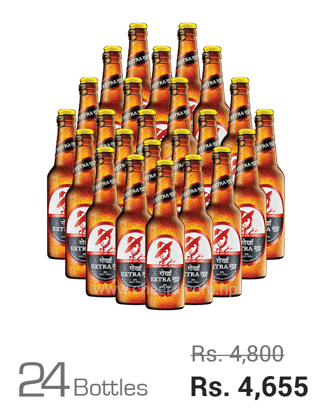 Gorkha Extra Strong 330ML x 24 Bottles