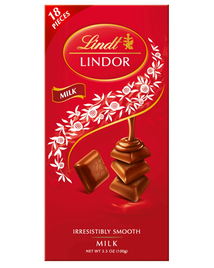 Lindt Lindor Singles Bar Milk 100G